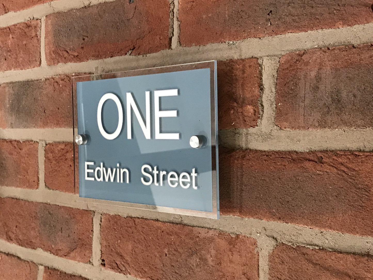 20cmx14cm Acrylic Sign Acrylic House Signs www.HouseSign.co.uk 