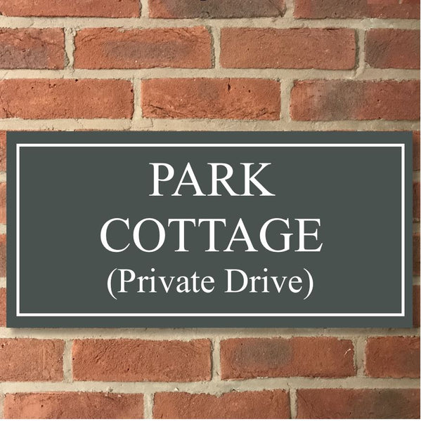 24"x12" (60cm x 30cm)Natural Slate House Sign Slate Sign www.HouseSign.co.uk 