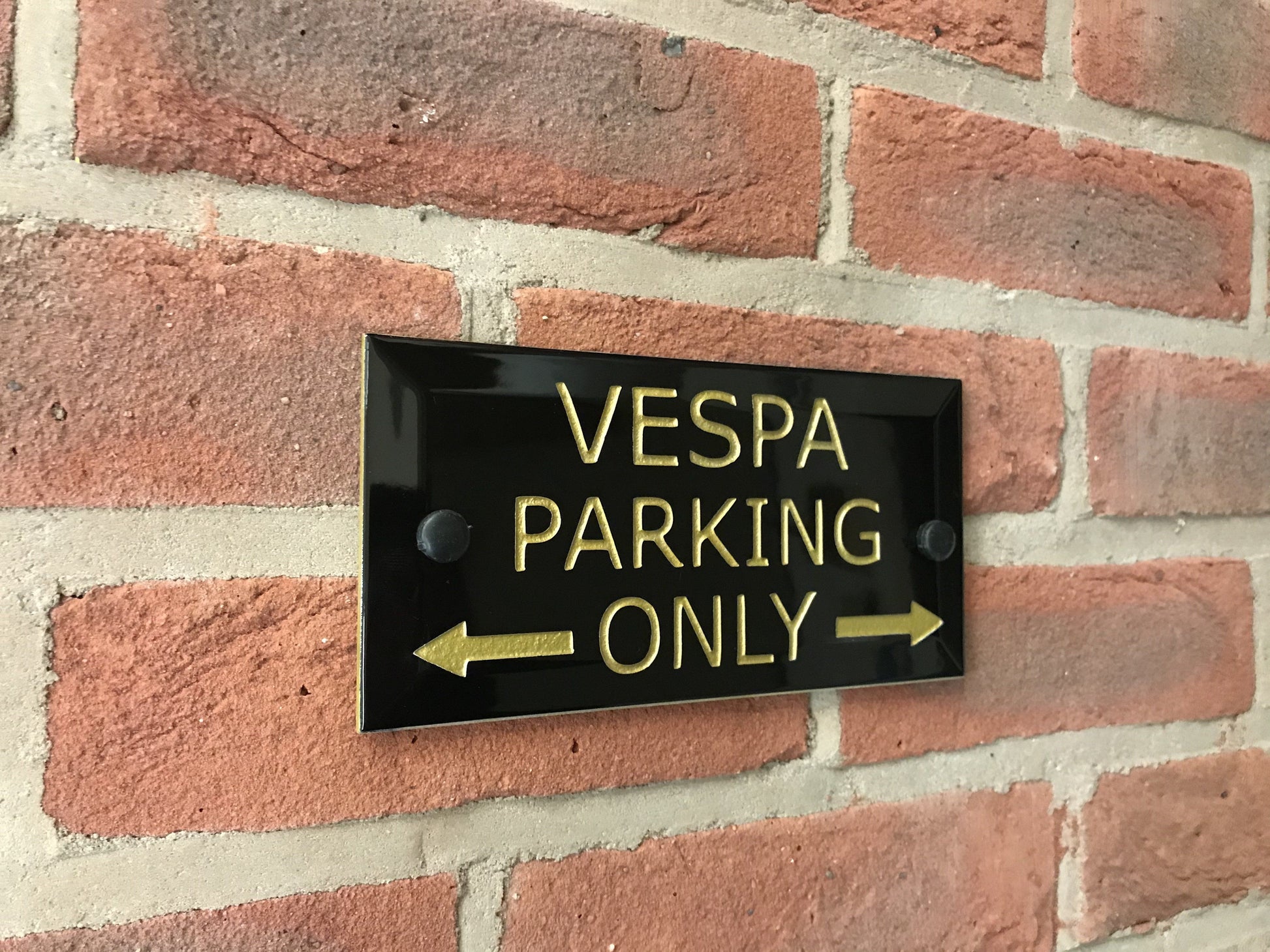 Bike Signs Gifts www.HouseSign.uk VESPA 