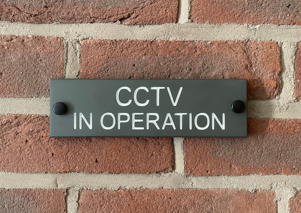 CCTV Sign Gate Signs www.HouseSign.uk 