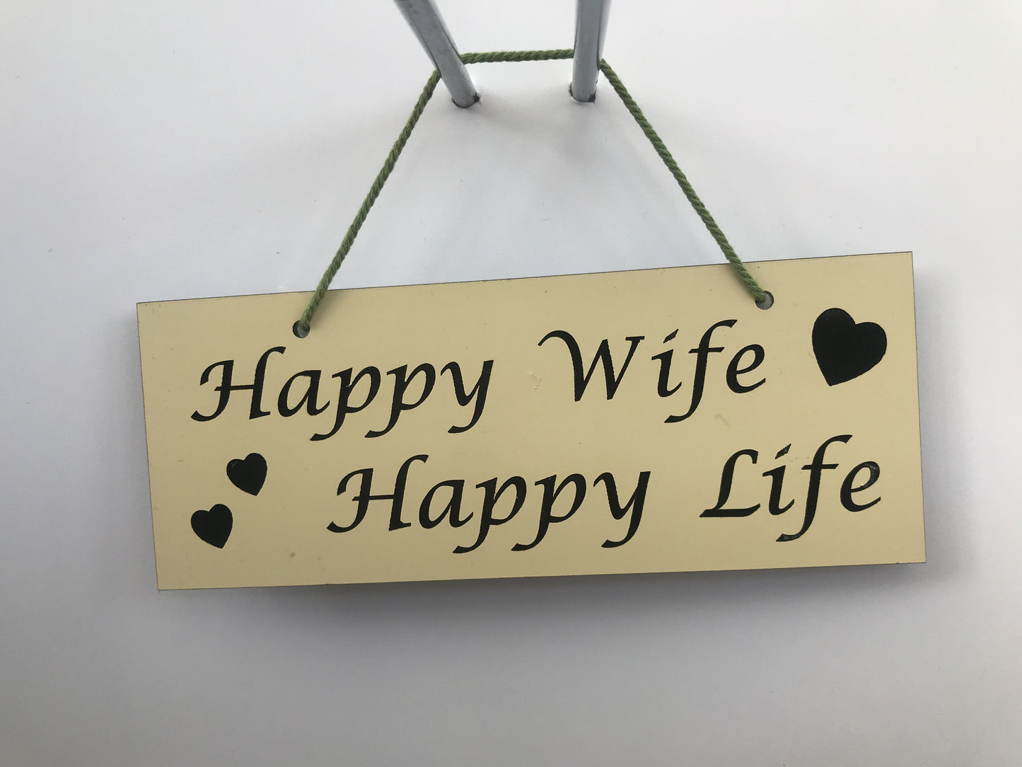 Happy wife happy life Gifts www.HouseSign.co.uk 