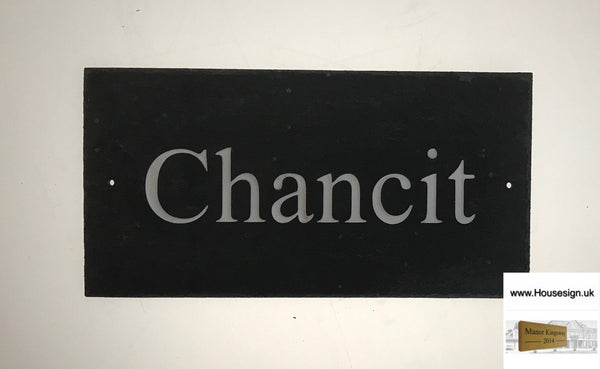 Rustic Slate Sign Rustic Slate Signs www.HouseSign.uk 