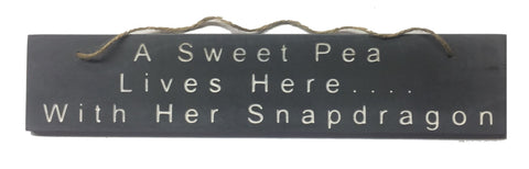 Sweet Pea Gifts www.HouseSign.uk 